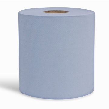 Esfina Centrefeed 2Ply Paper Rolls Blue Pk 6