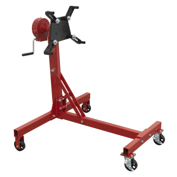 Sealey Folding 360º Rotating Engine Stand With Geared Handle Drive