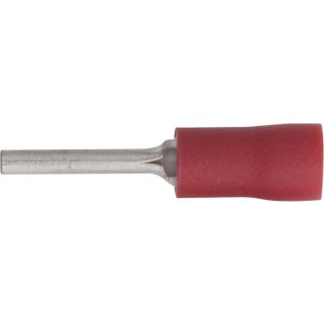 Pk 100 Terminals Red Pin 12mm x 1.9mm