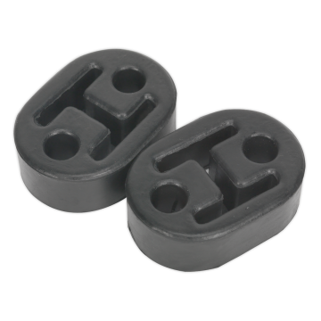 Sealey Exhaust Mounting Rubbers L60 x D41 x H20 (Pack of 2)