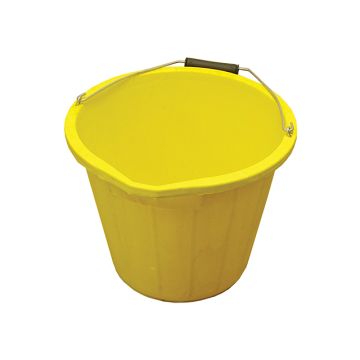 Faithfull 3 Gallon 15 litre Bucket - Yellow