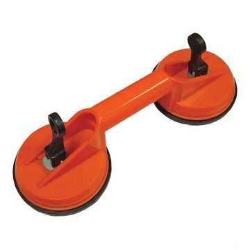 Faithfull Double Pad Suction Lifter 120mm Pads