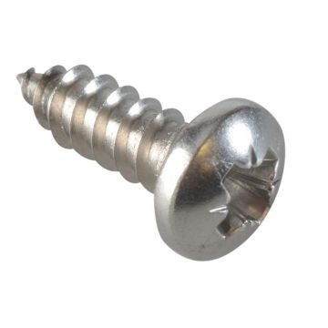 Forgefix Self-Tapping Pan Head Pozidrive A2 Stainless Steel Screws Blister Pack