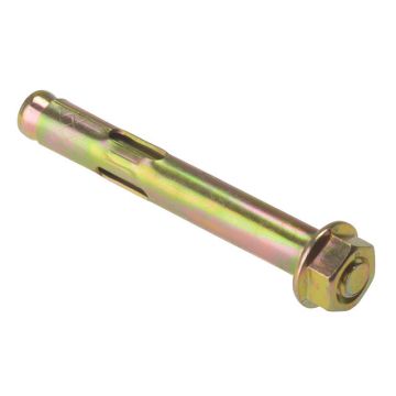 Forgefix Sleeve Anchors Hex Nut Type Zinc Yellow Passivated