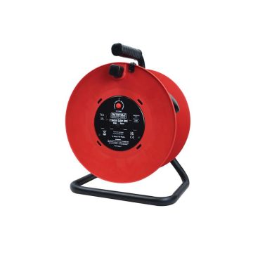 Faithfull Power Plus 2-Way 50m Cable Extension Reel 230v