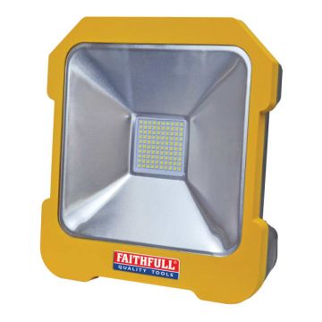Faithfull 20w LED Task Light With Power Take Off 110v