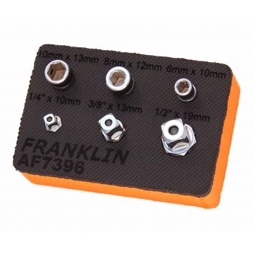 Franklin 6 Piece Adaptor Drive Set For Ratchet Spanner