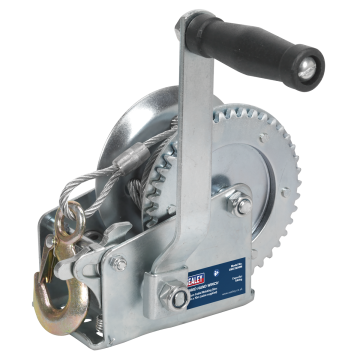 Sealey Geared Hand Winch 540kg Capacity with Cable
