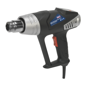 Sealey Deluxe Hot Air Gun Kit with LED Display 2000W 80-600&deg;C