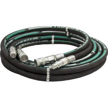 BSP Hose Set Comes With Fittings & Coupler 1/2"