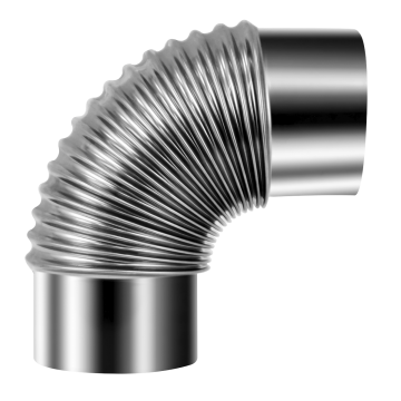 Sealey Stainless Steel Exhaust/Flue 90° Bend for IR13/IR16 Ø100mm