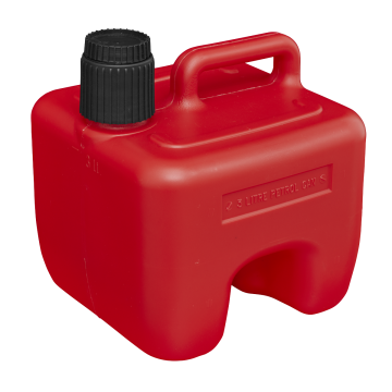 Sealey Red Stackable Fuel Can 3 Litre