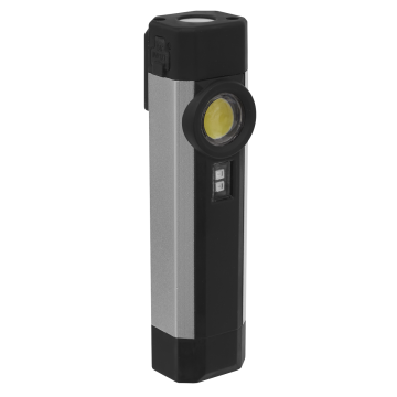Sealey Rechargeable Aluminium Pocket Light with UV 3W COB & 1 SMD LED