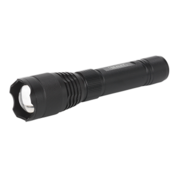 Sealey Aluminium Torch 10W SMD LED Adjustable Focus Rechargeable