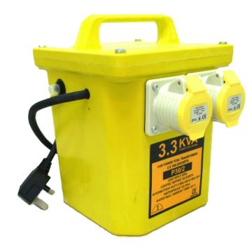 Electro-Wind 3.3kVA 110v Power Tool Transformer 2x 16A Outlets