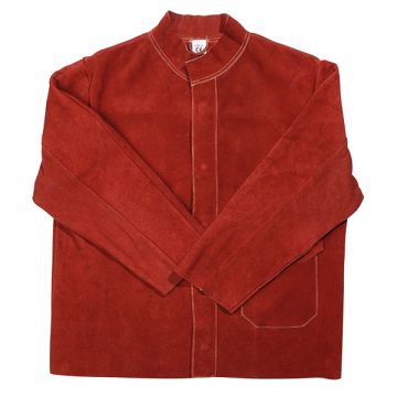 Parweld Red Leather Welders Jacket