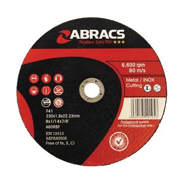 Abracs Phoenix II 75mm Flat INOX Extra Thin Cutting Disc For Metal