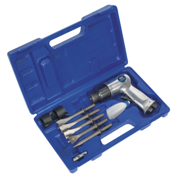 Sealey Air Hammer Kit with Chisels Medium Stroke