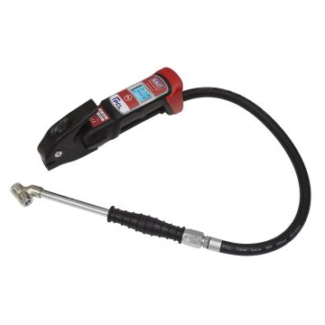 Sealey Premier Anodised Digital Tyre Inflator With Twin Push-On Connector