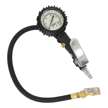 Sealey Tyre Inflator With Clip-On Connector