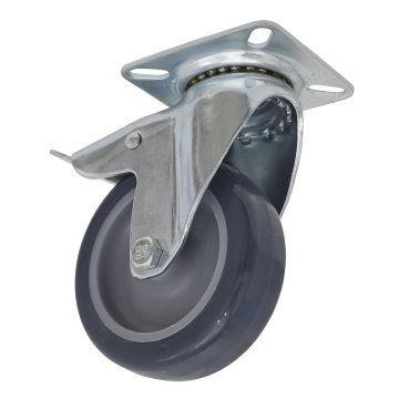 Sealey Castor Wheel Swivel Plate with Total Lock Ø75mm