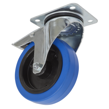 Sealey Castor Wheel Swivel Plate with Total Lock Ø125mm