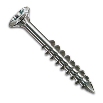 Spax Raised Countersunk Façade T-Star Stainless Steel Cut Point Bright Screws