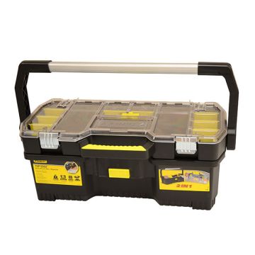Stanley Tools Tool Box With Tote Tray Organiser 61cm (24 in)