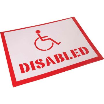 Prosolve Disabled Wheelchair Spray Paint Stencil Kits
