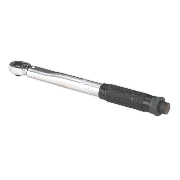 Sealey Torque Wrench Micrometer Style 1/4"Sq Drive 5-25Nm(44-221lb.in) - Calibra