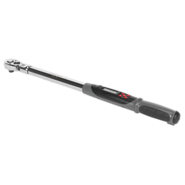 Sealey Angle Torque Wrench Flexi-Head Digital 1/2"Sq Drive 20-200Nm(14.7-147.5lb