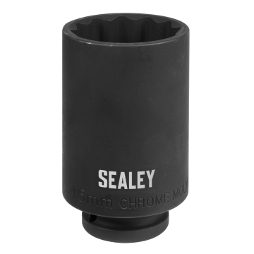 Sealey 1/2"Sq Drive 46mm 12-Point Impact Socket