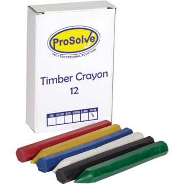 Prosolve Timber Crayons Pack Of 12