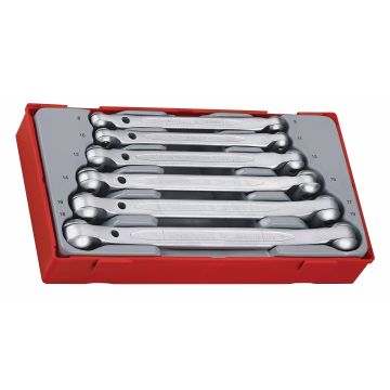 Teng Tools 6 Piece Double Flex Wrench Set