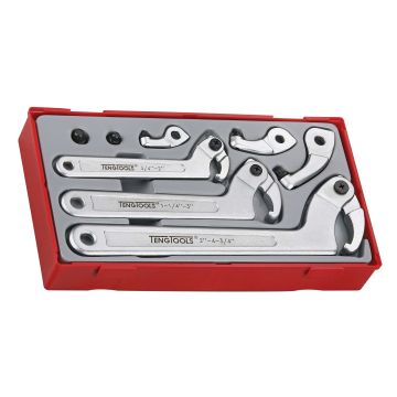 Teng Tools 8 Piece Hook & Pin Wrench Set