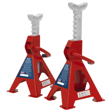 Sealey Axle Stands 2 Tonne Capacity Stand Ratchet Type
