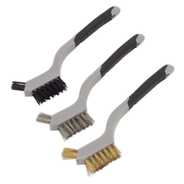 Sealey Wire Brush Set 3pc Miniature