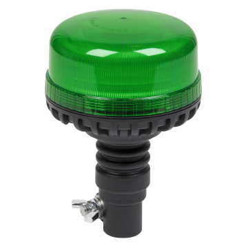 Sealey Warning Beacon SMD LED 12/24V Flexible Spigot Fixing - Green