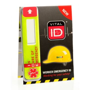 Beeswift WSID02 Hard Hat Worker ID Emergency Data Sticker