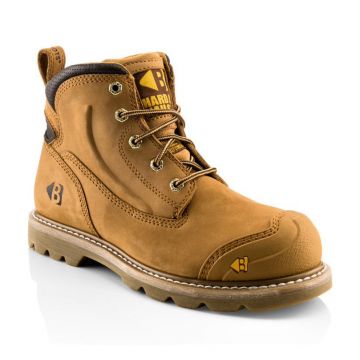 Buckler B650SM Goodyear Welted Full Safety Lace Boots Tan