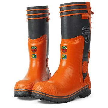 Husqvarna Chain Saw Protective Rubber Wellington Boots - Functional 28m/s
