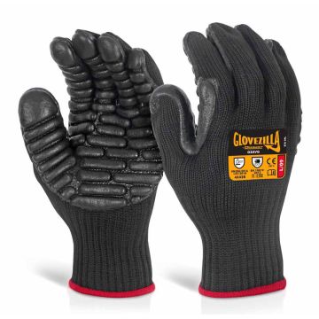 Beeswift Glovezilla Anti-Vibration Gloves Black