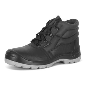Beeswift S1P Full Safety Scuff Steel Toe Cap Chukka Leather Boots Black