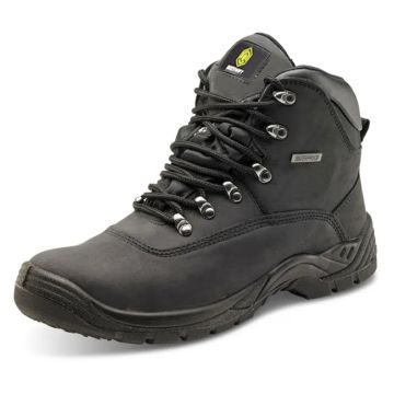 Beeswift S3 Full Safety Thinsulate Steel Toe Cap Leather Boots Black