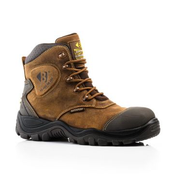 Buckler Bang Guardz Full Safety Lace Boots Brown