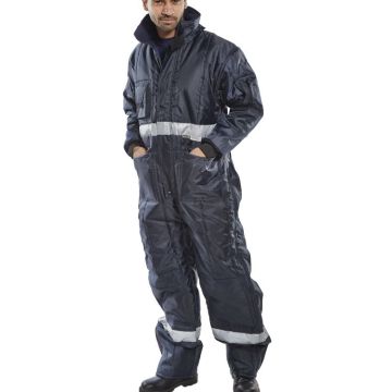 Beeswift Coldstar Freezer Coverall Navy