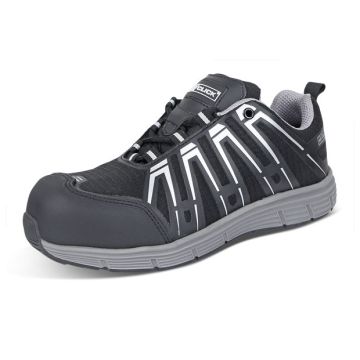 Beeswift Non-Metallic S3 Safety Trainers Black/Grey
