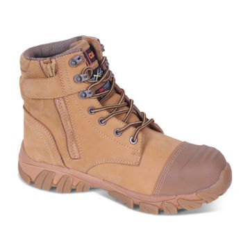 Beeswift S3 Full Safety Side Zip Boots Tan