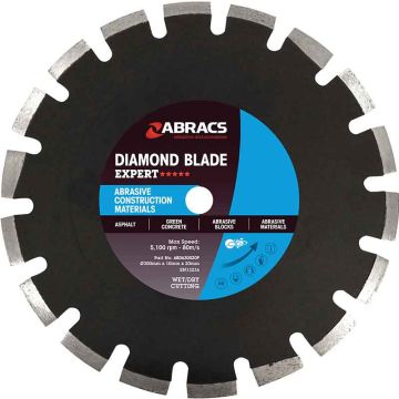 Abracs Expert Diamond Blades For Asphalt & Abrasive Materials