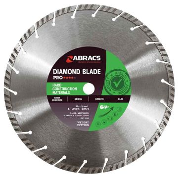 Abracs Pro Diamond Blades For Hard Materials